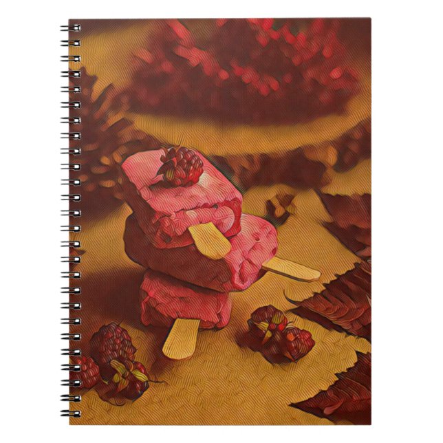 Cuaderno Amantes de helados de verano (Frente)