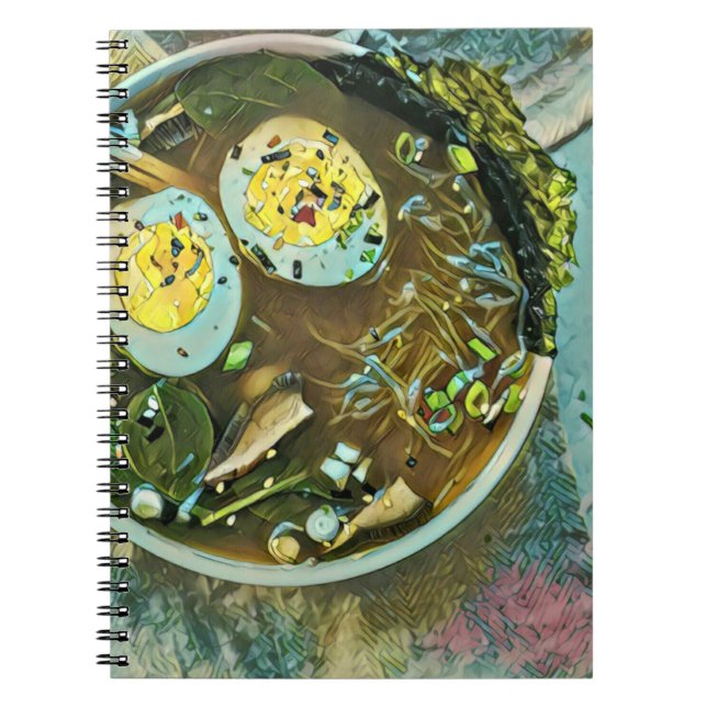 Cuaderno Amantes de la comida japonesa (Frente)