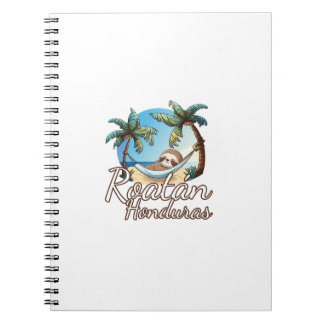 Cuaderno Amantes de la pereza de Roatan para hombres mujere
