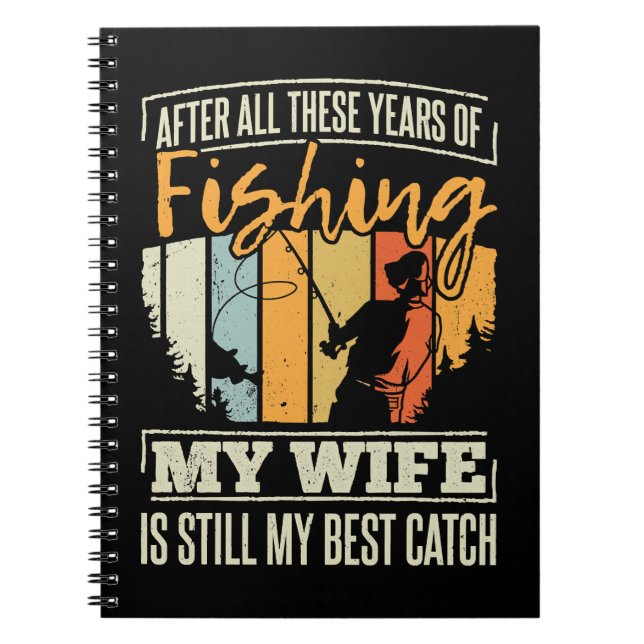 Cuaderno Amantes de la pesca 76 Fisher Hook (Frente)