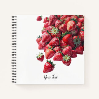 Cuaderno Amantes de las fresas - Cute personalizado