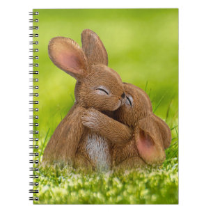 Cuaderno Amantes de los conejitos de primavera