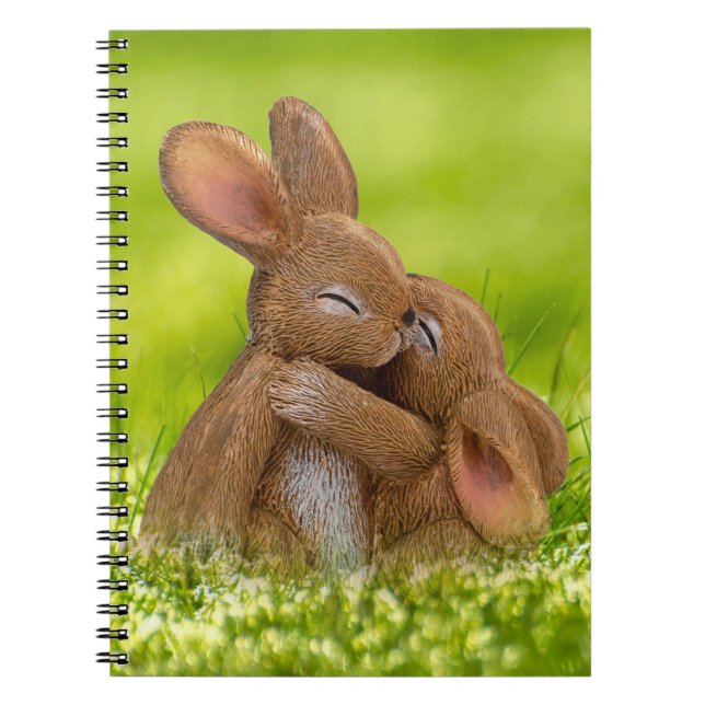 Cuaderno Amantes de los conejitos de primavera (Frente)