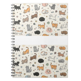 Cuaderno amantes de los gatos 