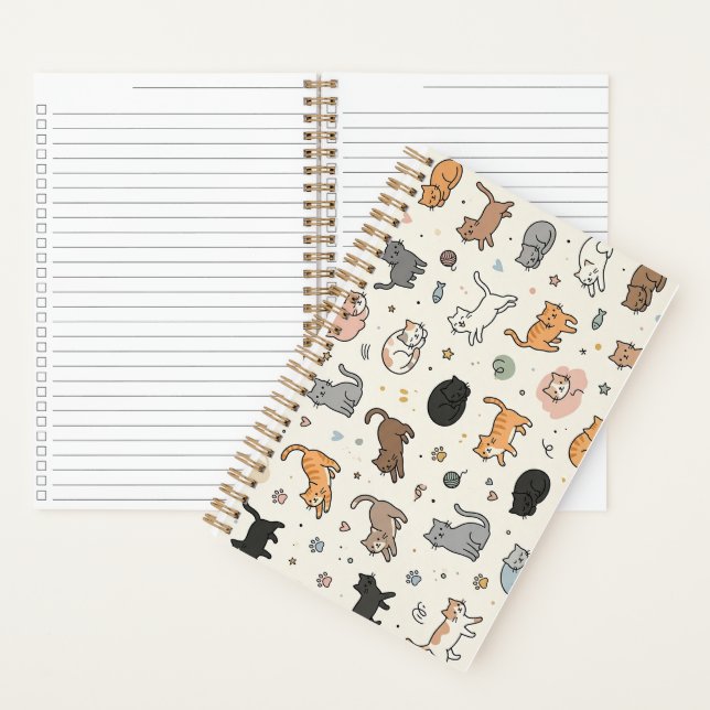 Cuaderno Amantes de los gatos (Interior)