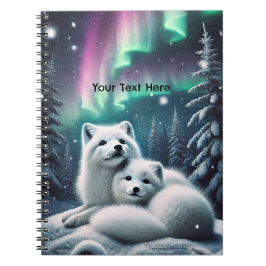 Cuaderno Amantes de los zorros del Ártico Encenden bosques 