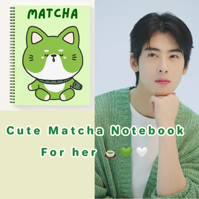 Cuaderno Amantes de Matcha 🥫 🍵 🧇 (Subido por el creador)