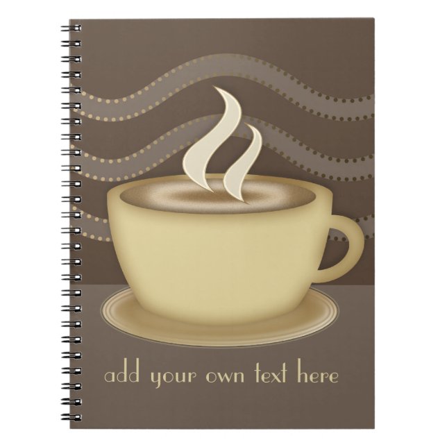 Cuaderno Amantes del café (Frente)