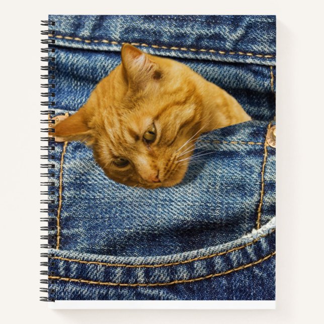 Cuaderno Amantes del gato lindo Regalo de Keepsake (Anverso)