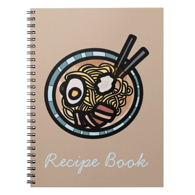 Cuaderno Amantes del Ramen adorables japoneses (Frente)