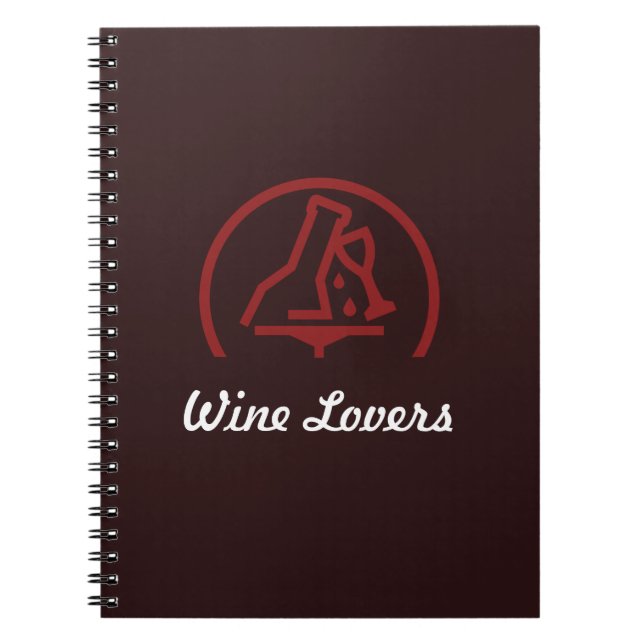 Cuaderno Amantes del vino (Frente)