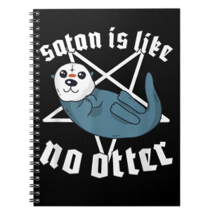 Cuaderno Amantes Otter Regalo satánico de aletas satánic