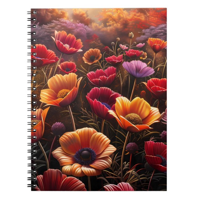 Cuaderno Amapolas Coloridas (Frente)