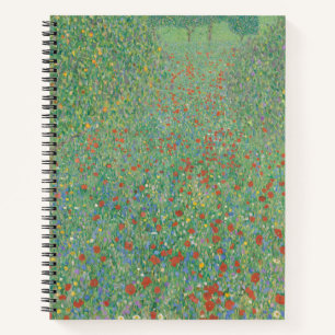 Cuaderno Amapolas en flor - Gustav Klimt