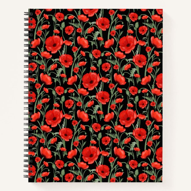 Cuaderno Amapolas Rojas (Anverso)