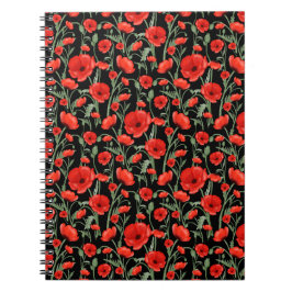 Cuaderno Amapolas Rojas