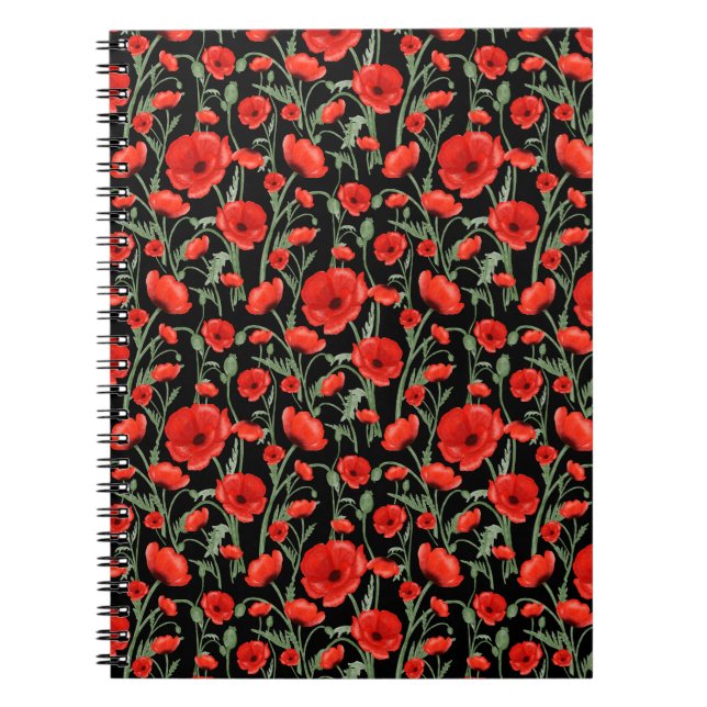 Cuaderno Amapolas Rojas (Frente)