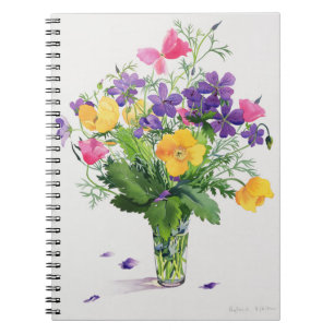 Cuaderno Amapolas y geranios