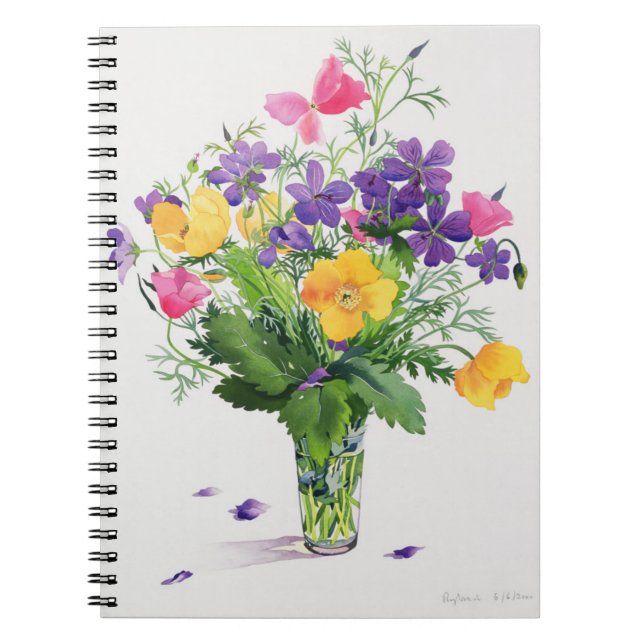 Cuaderno Amapolas y geranios (Frente)