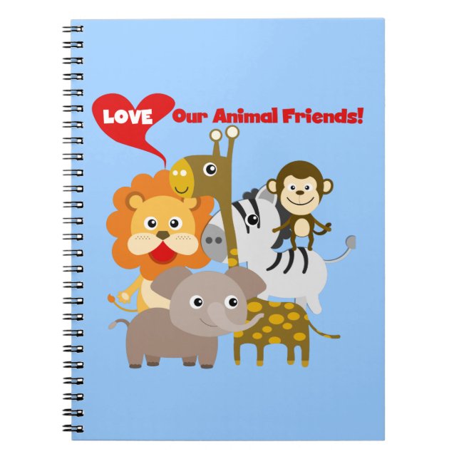 Cuaderno Amar a nuestros amigos animales (Frente)