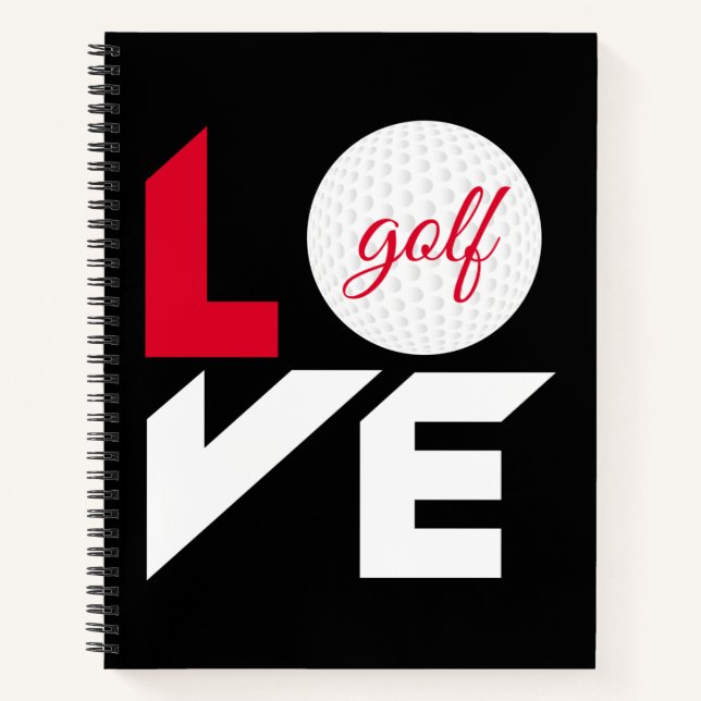 Cuaderno Amar el golf (Anverso)