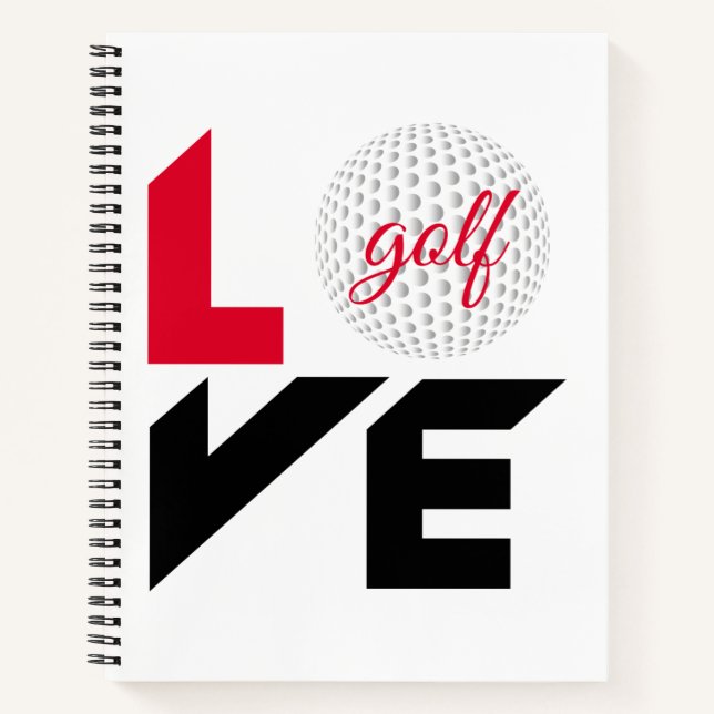 Cuaderno Amar el golf (Anverso)