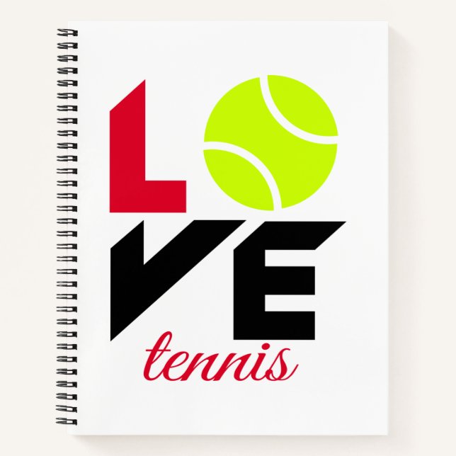 Cuaderno Amar el tenis (Anverso)