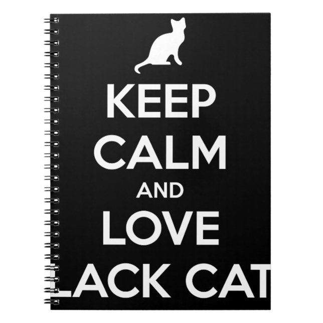 Cuaderno Amar los gatos negros (Frente)
