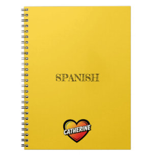 Cuaderno Amarillo Catherine Heart