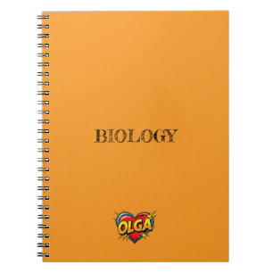 Cuaderno Amarillo Corazón Olga