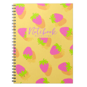 Cuaderno Amarillo de fresa