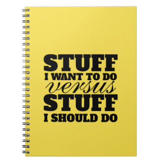 Cuaderno Amarillo de Lista de Cosas Divertidas