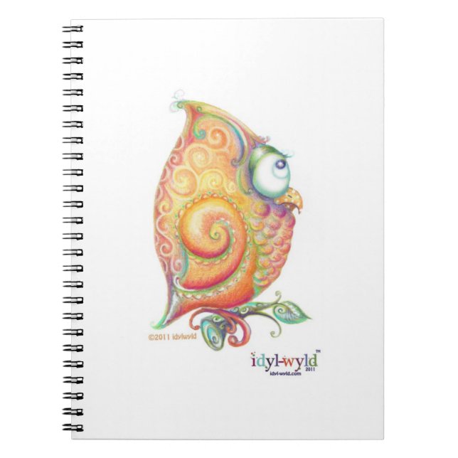 Cuaderno amarillo del búho (Frente)