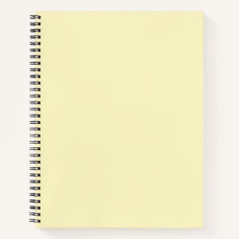 Cuaderno Amarillo Mantequilla Color Sólido