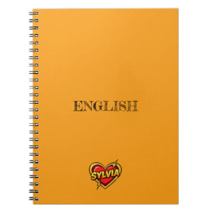 Cuaderno Amarillo Sylvia Heart