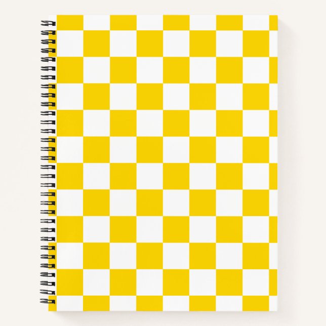Cuaderno Amarillo vibrante controlado (Anverso)