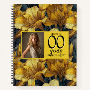 Cuaderno Amaryllis Colorido Cumpleaños Cuarenta Personaliza