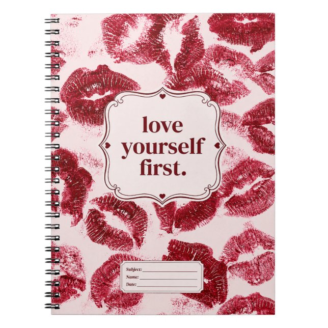 Cuaderno Ámate a Ti Mismo Primero (Frente)