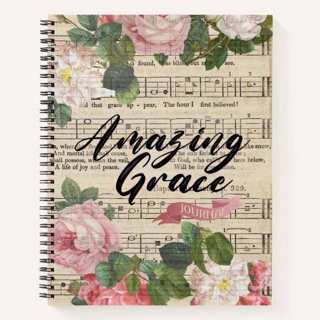 Cuaderno Amazing Grace - Partitura Original  (Anverso)