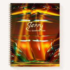 Cuaderno Amber Holográfico, Caramel, bloc de notas en espir