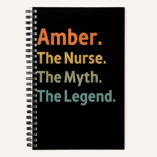 Cuaderno Amber La Enfermera El Mito La Leyenda Divertido Vi