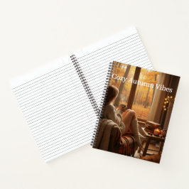 Cuaderno Ambiente Otoñal Acogedor | Ventana de Cabaña de Ot