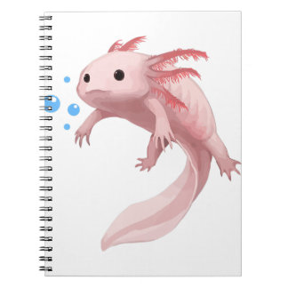 Cuaderno Ambystoma Mexicanum Cute Adolescentes Axolotl Niño