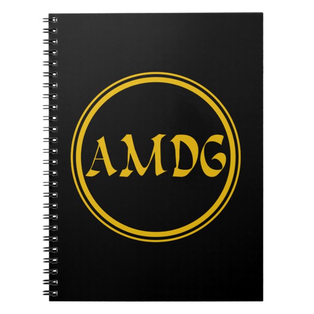 CUADERNO AMDG (Frente)