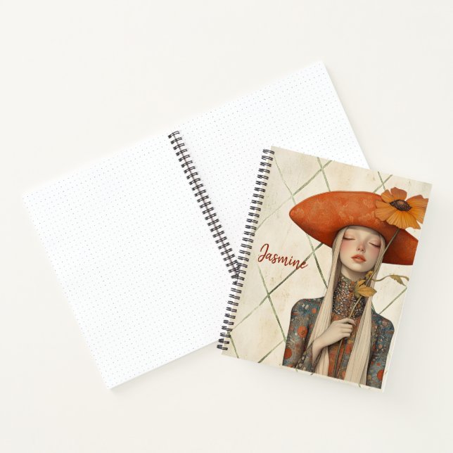 Cuaderno Amdisenador de balas personalizadas Poppy | Boho A (Interior)