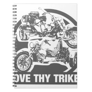 Cuaderno ame thy trike - motocicleta