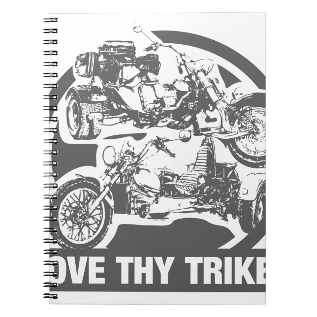 Cuaderno ame thy trike - motocicleta (Frente)