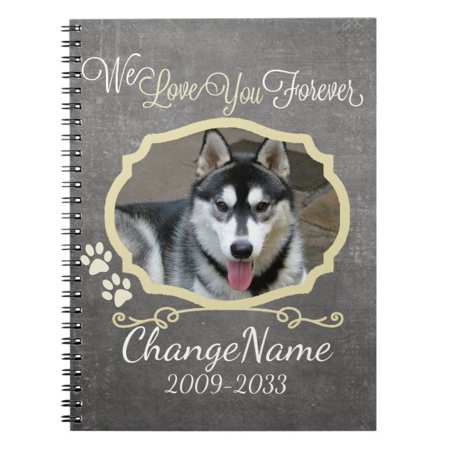 Cuaderno Ámele persiguen para siempre el recuerdo (Frente)