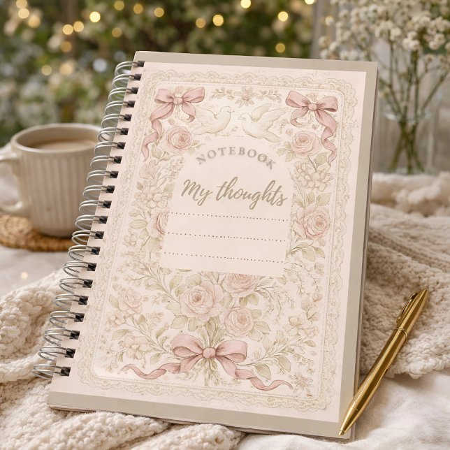 Cuaderno Amelia - Cuaderno en espiral floral (Subido por el creador)