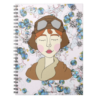 Cuaderno Amelia Earhart - Mujeres notables